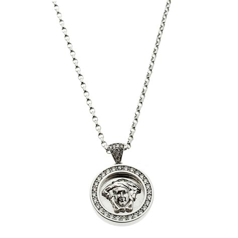 versace diamond necklace|versace necklace for women.